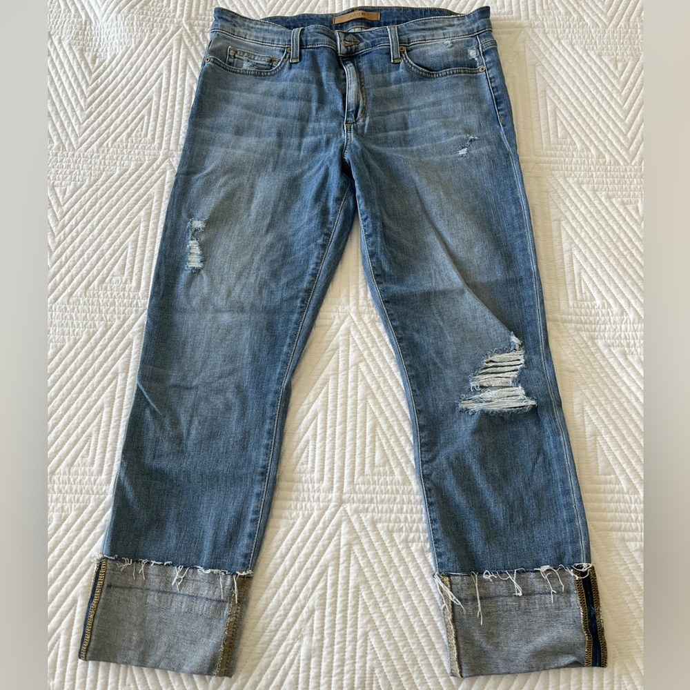 joe’s jeans cuff crop size 30